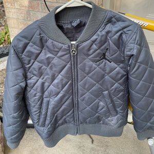 Gray boys Jordan coat. Size M 10/12 yrs.